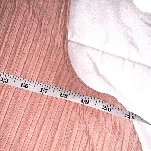 A New Day Womens Sleeveless Pleated Top Light Pink Size L - Picture 9 of 10